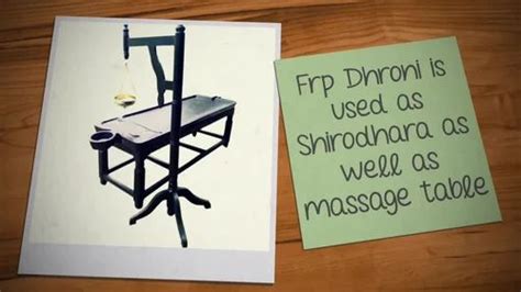 FRP Ayurvedic Massage Bed For Shirodhara Cum Abhyang Table At Rs In Jaipur