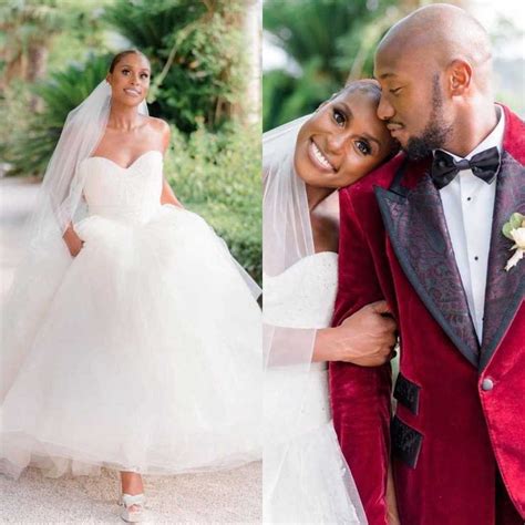 Surprise Our Good Sis Issa Rae Got Married To Her Beau Louis Diame