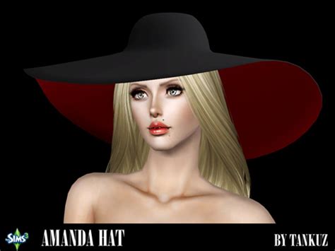 The Sims 3 Amanda Hat By Tankuz Авторские работы The Sims 3