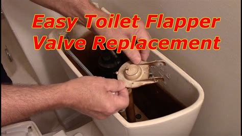 How To Replace A Toilet Flapper Valve Youtube