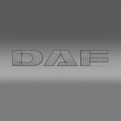 Daf Logo 3d Model By Creative Idea Studio