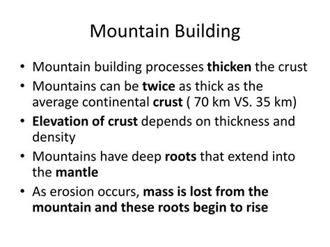 Ppt Mountain Building Powerpoint Presentation Free Download Id1956704