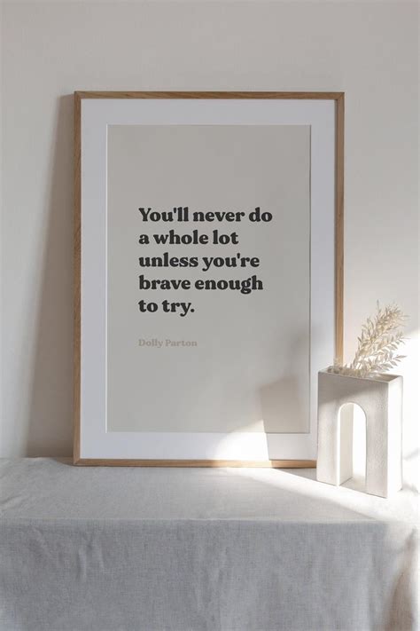 Printable Dolly Parton Poster Quote Wall Art Feminist Etsy Art Prints