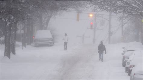 Winter Storm Hits Parts Of Northeast Us With Foot Of Snow Npr