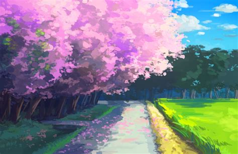 The best gifs are on giphy. anime, Cherry blossom HD Wallpapers / Desktop and Mobile Images & Photos