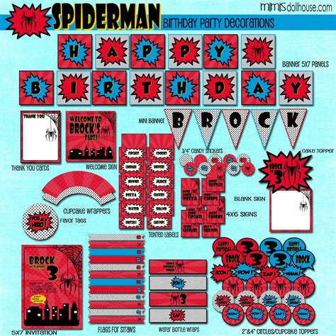 6 Best Images Of Printable Spider Man Signs Blank Free Printable