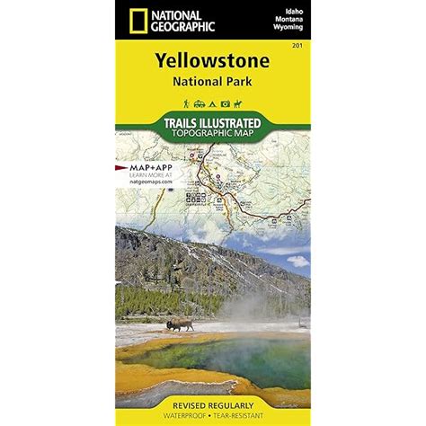 Trails Map Of Old Faithful Day Hikes Yellowstone National Park 319 National Geographic