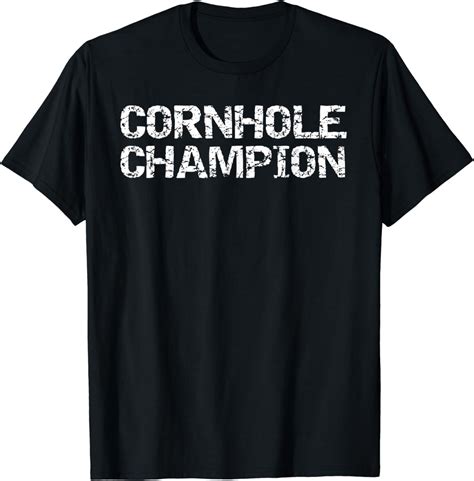 Cornhole Championship Winner Trophy T Cornhole Champion T Shirt