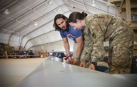 401st Afsbn Afghanistan Aviation Logistician Builds Relationships On Flight Line Launches Uas
