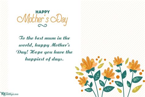 Free Floral Happy Mothers Day Card Images Download