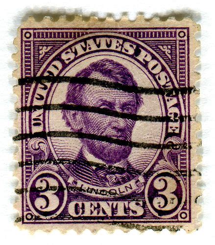 United States Postage Stamp Abraham Lincoln 3 Cents Postage Stamps