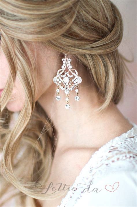 12 Most Beautiful Chandelier Earrings For The Bride By Lottie Da
