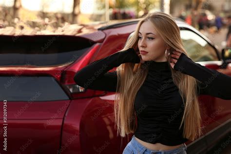 Girl Car Auto Lexus Automobile Sexually Sexy Woman Transport