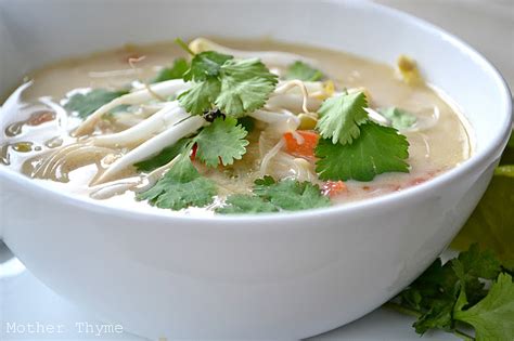 How to make thai chicken noodle soup? Slow Cooker Thai Chicken Noodle Soup | Mother Thyme