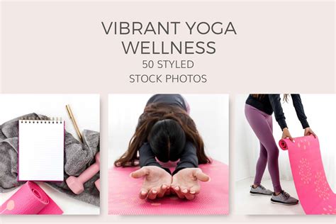 Vibrant Wellness Yoga 50 Styled Stock Photos Ivory Mix