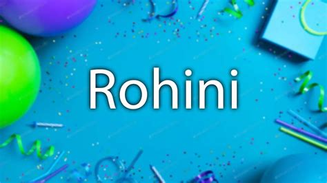 Happy Birthday To Rohini Birthday Wish From Birthday Bash Youtube