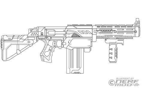 There are cool guns used in the game, and here we have nerf fortnite gun coloring pages free and downloadable. Nerf Gun Drawing at PaintingValley.com | Explore ...