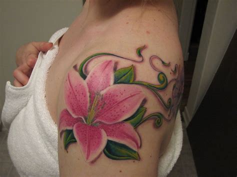 Stargazer Lily Tattoo Lily Flower Tattoos Lily Tattoo Stargazer