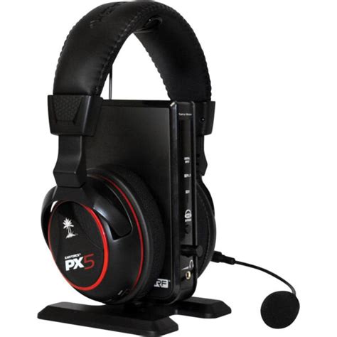 Turtle Beach Ear Force PX5 Black Red Headband Headsets For Microsoft