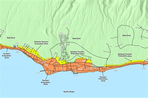 Hawaii Flooding Map Of Evacuations Shelters August Heavy Com