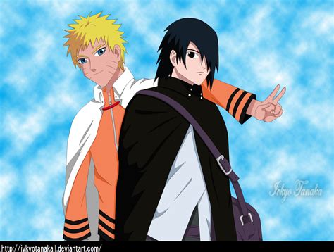 Naruto Uzumaki And Sasuke Uchiha Manga 700 Fan Art By Ivkyotanakall On Deviantart