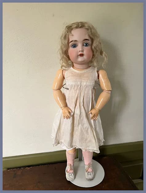 Antique Doll Bisque Head Gorgeous Doll 21 Tall Kestner J Ruby Lane