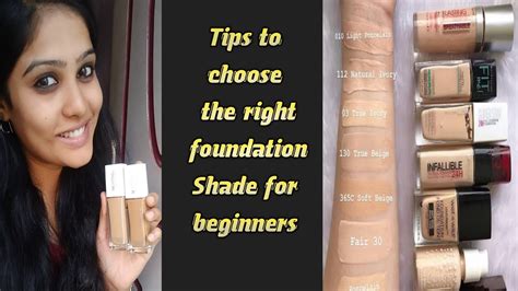 How To Choose The Right Foundation Shade For Beginner Tips To Pick