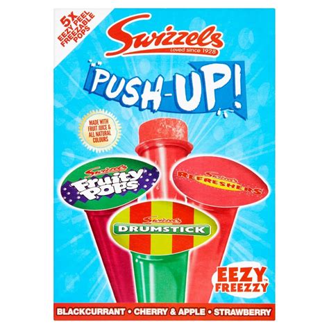 Swizzels Eezy Freezzy Freeze Pops Pack Of 5 Push Pops