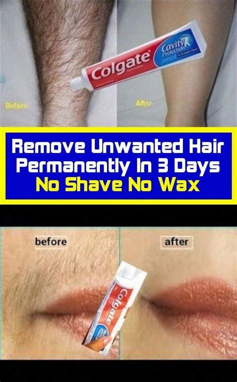 Permanently Remove Unwanted Hair No Shake Of Wax In 3 Days