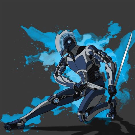 The Cyber Shinobi Ninja Science Fiction Cyborg Deviantart Png