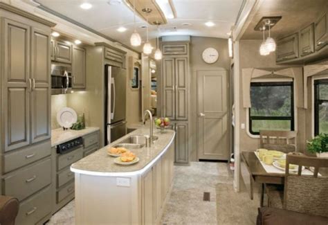 46 Fifth Wheel Makeover Ideas To Copy Right Now Trailer Interior Rv