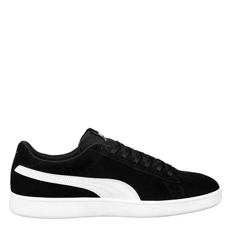 Puma Smash V2 Suede Mens Trainers Blackwhite