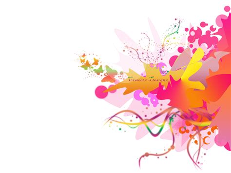 Sprinkle Bloomy Design Colorful Free Ppt Backgrounds For Your