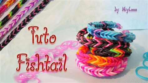Tuto Bracelet élastique Fishtail Rainbow Loom Hd Simple Débutant