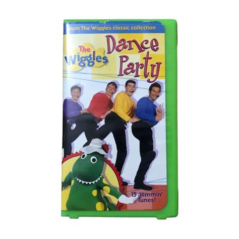 The Wiggles Dance Party Vhs Video Tape Clamshell 1200 Picclick