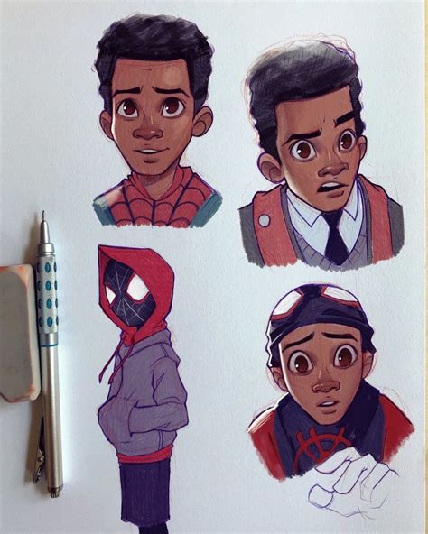 Spiderman Into The Spiderverse By Chrissiezullo Comic Book Artists