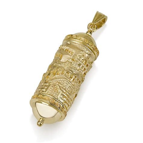 Baltinester Jewelry Jewish Jewelry Pendant Solid 14k