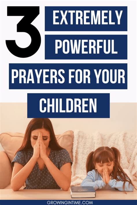 3 Powerful Mothers Prayers To Pray Over Your Children Growing In Time