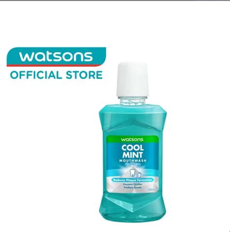 watsons cool mint mouthwash 100ml lazada ph