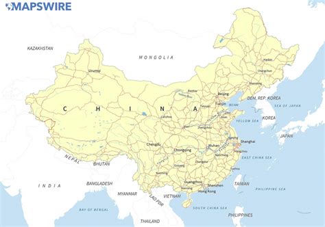Free Maps Of China Mapswire With Printable Map Of China Printable Maps The Best Porn Website