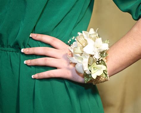prom flowers beautiful wrist corsages white and pearl flower corsage westchester new york
