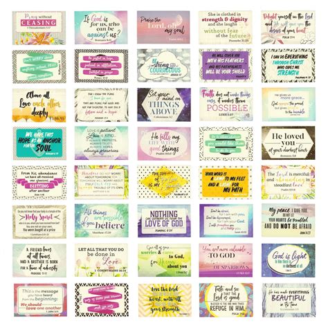 Buy Pack Christian Cards With Bible Verse Assorted Scripture For Sunday School