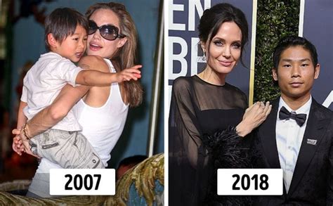 How The Kids Of Angelina Jolie And Brad Pitt Look Then And Now Genmice