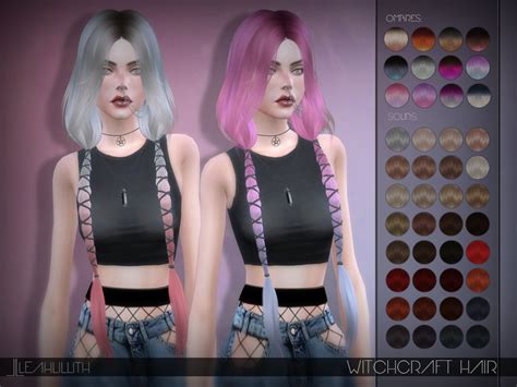 The Sims Resource Leahlillith Witchcraft Hair