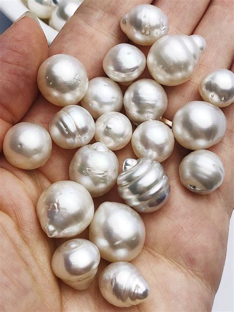 10 19mm White South Sea Loose Pearls Drops 10mm 19mm Aa Etsy