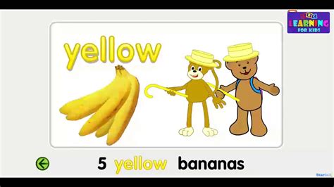 Learn Colors For Kids Yellow Learning English For Kids With