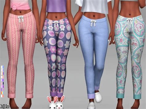 The Sims Resource Winks Pyjama Bottoms By Margeh 75 • Sims 4 Downloads