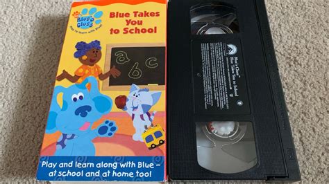 Opening To Blues Clues Blue Takes You To School Vhs Youtube