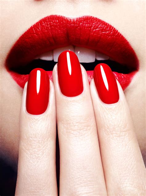 Red Lips Red Nails Makeup Looks Pinterest