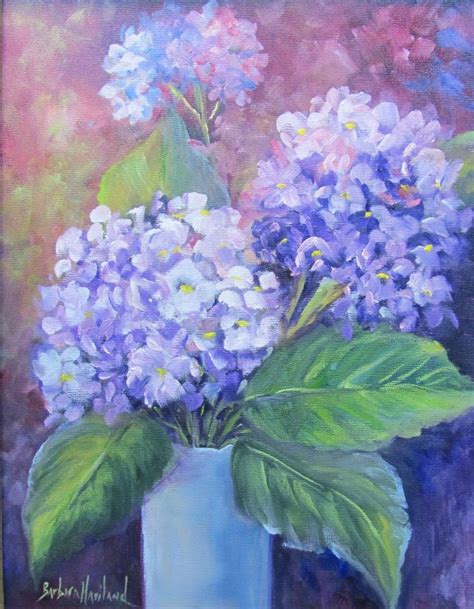 Paintings Of Hydrangeas Yahoo Image Search Results Floral Painting